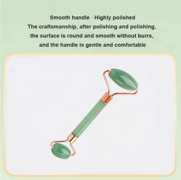 Gua Sha Facial Massage Set - 2-Piece Natural Resin Face Sculpting Tools